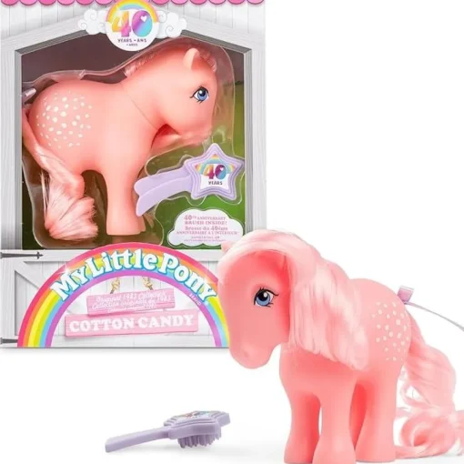 Owl & Goose Gifts My Little Pony 40th Anniversary Original Ponies - Cotton Candy -| Imaginative Play