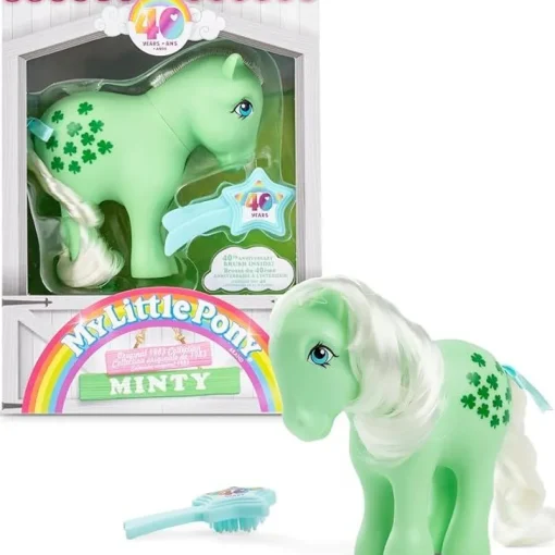 Owl & Goose Gifts My Little Pony 40th Anniversary Original Ponies - Minty -| Imaginative Play