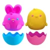 Owl & Goose Gifts Nee Doh Bunnies & Chicks 2.5 Inch Easter Squish Ball Fidget Toy -| Sensory Toys