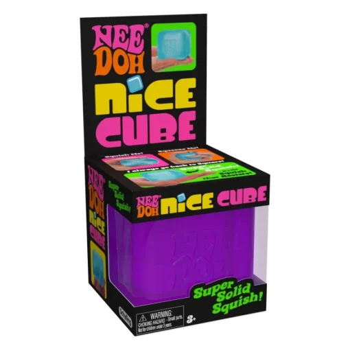 Owl & Goose Gifts Nee Doh Nice Cube 2.5 Inch Squish Ball Fidget Toy -| Sensory Toys