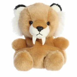 Aurora Palm Pals 5 Inch Ash the Sabre Tooth Tiger Plush Toy| Plush Toys