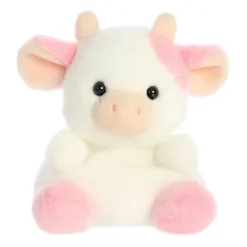 Owl & Goose Gifts Palm Pals 5 Inch Belle the Strawberry Cow Plush Toy -| Plush Toys
