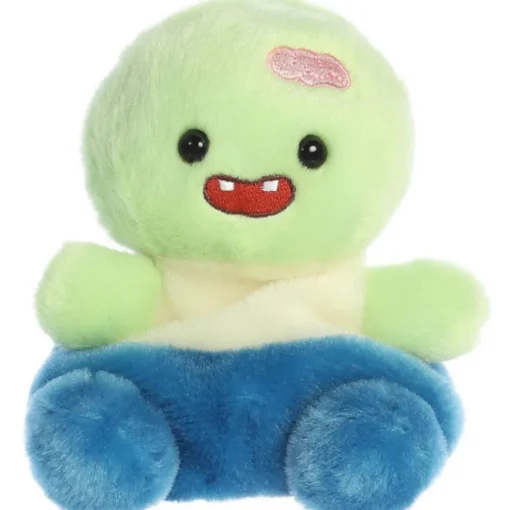 Owl & Goose Gifts Palm Pals 5 Inch Brainy the Zombie Halloween Plush Toy -| Plush Toys