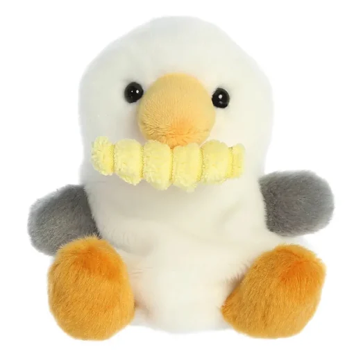 Owl & Goose Gifts Palm Pals 5 Inch Buoy the Seagull with French Fry Plush Toy -| Plush Toys