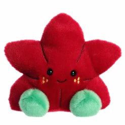 Aurora Palm Pals 5 Inch Carmine the Poinsettia Holiday Plush Toy| Plush Toys