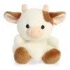Owl & Goose Gifts Palm Pals 5 Inch Caroline the Brown Cow Plush Toy| Plush Toys