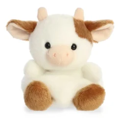 Owl & Goose Gifts Palm Pals 5 Inch Caroline the Brown Cow Plush Toy| Plush Toys