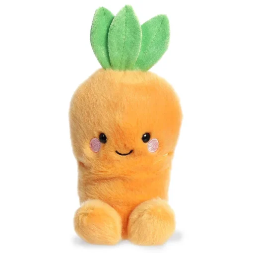 Owl & Goose Gifts Palm Pals 5 Inch Cheerful Carrot Plush Toy -| Plush Toys
