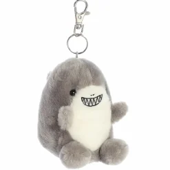 Aurora Palm Pals 4 Inch Clip - Chomps the Shark| Plush Toys|Plush Clips