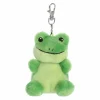 Aurora Palm Pals 4 Inch Clip - Ribbits the Frog| Plush Toys|Plush Clips
