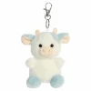 Aurora Palm Pals 4 Inch Clip - Skyla the Blueberry Cow| Plush Toys|Plush Clips