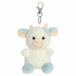 Aurora Palm Pals 4 Inch Clip - Skyla the Blueberry Cow| Plush Toys|Plush Clips