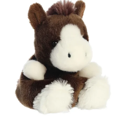 Owl & Goose Gifts Palm Pals 5 Inch Darius the Clydesdale Horse Plush Toy| Plush Toys