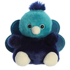 Owl & Goose Gifts Palm Pals 5 Inch Elton the Peacock Plush Toy -| Plush Toys