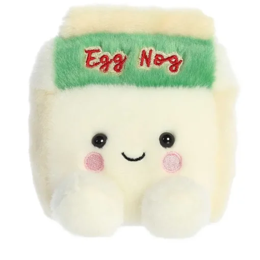 Owl & Goose Gifts Palm Pals 5 Inch Emery the Eggnog Christmas Plush Toy -| Plush Toys