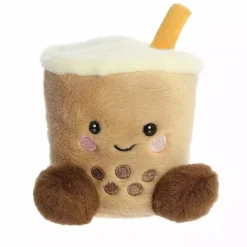 Owl & Goose Gifts Palm Pals 5 Inch Milky the Boba Tea Plush Toy -| Plush Toys
