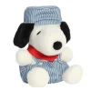 Aurora Palm Pals 5 Inch Peanuts Snoopy Train Engineer Plush Toy - Owl & Goose Gifts| Plush Toys