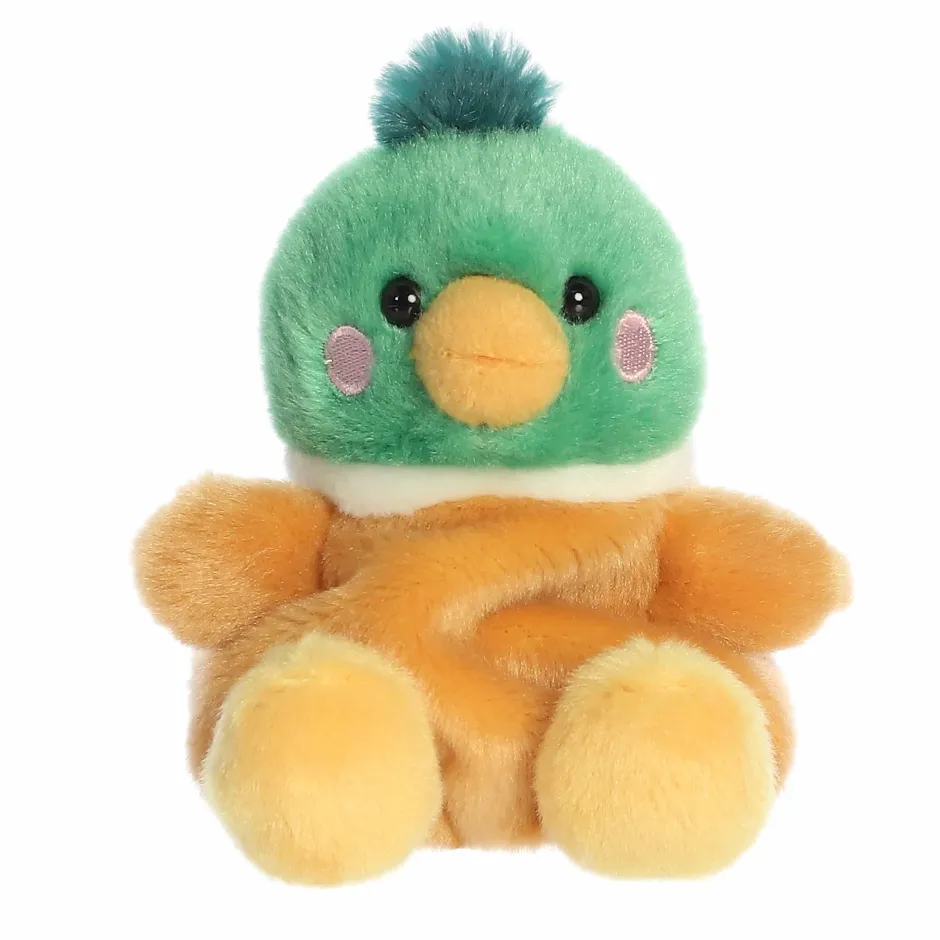 Aurora Palm Pals 5 Inch Puddles the Mallard Duck Plush Toy| Plush Toys