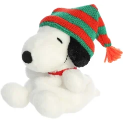 Owl & Goose Gifts Palm Pals 5 Inch Snoopy with Beanie Plush Toy -| Plush Toys
