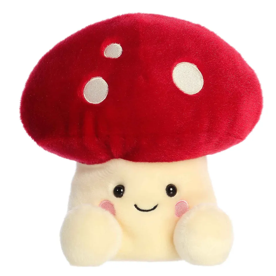 Aurora Palm Pals Party Sized 8 Inch Amanita the Mushroom Plush Toy| Plush Toys