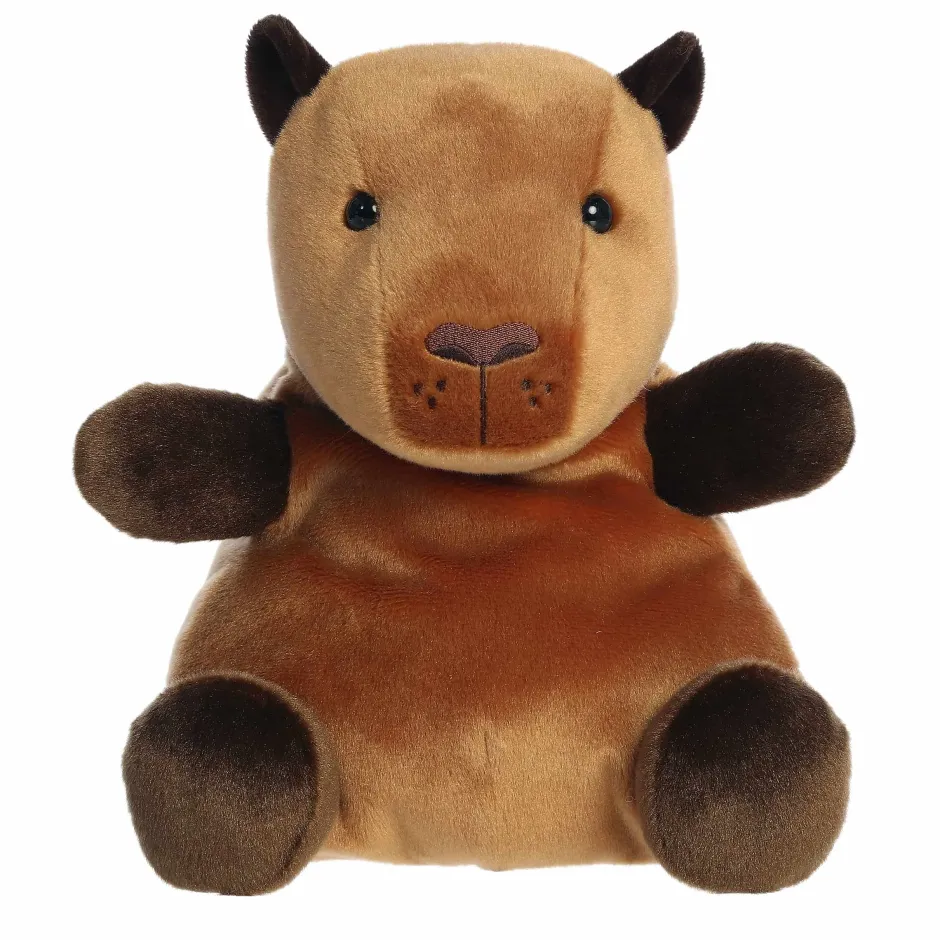 Aurora Palm Pals Party Sized 13 Inch Sid the Capybara Plush Toy| Plush Toys