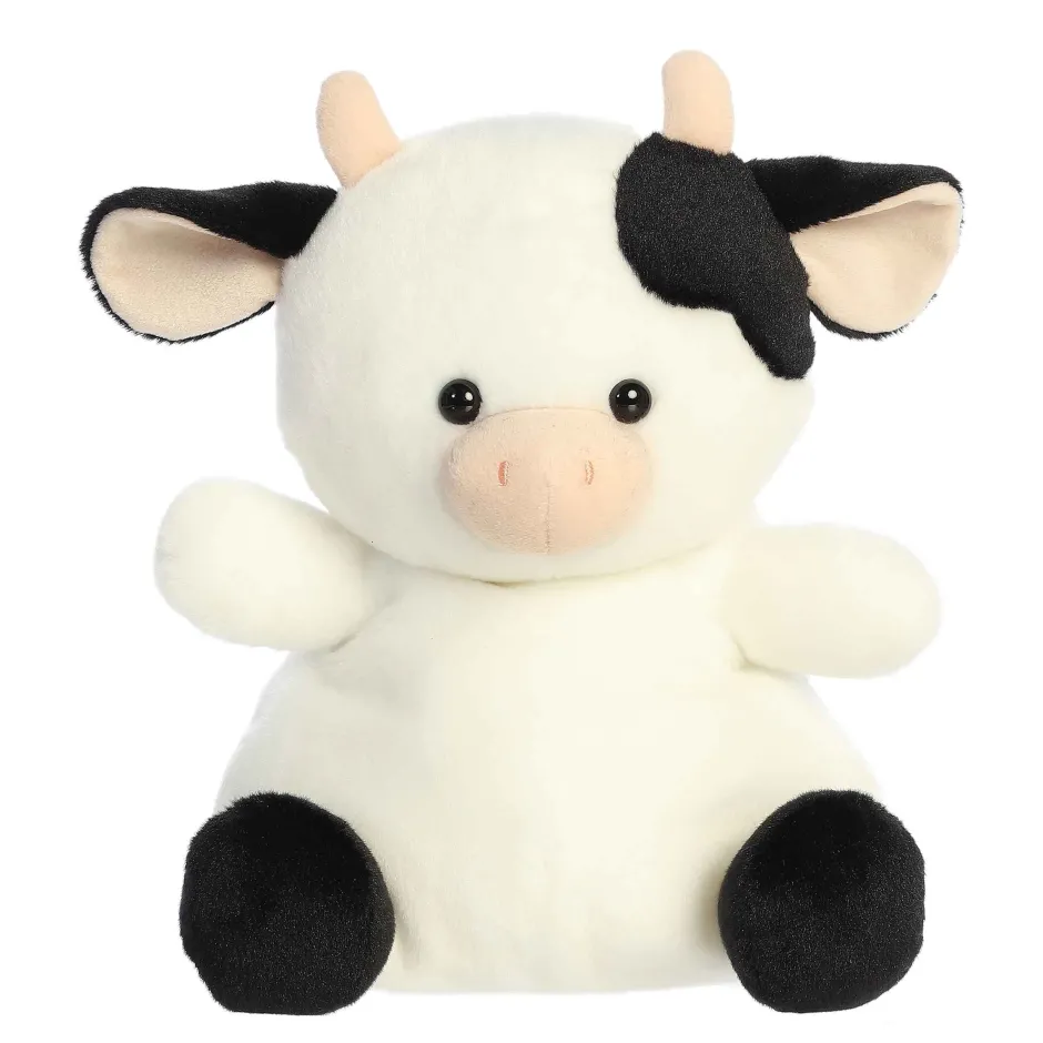 Aurora Palm Pals Party Sized 13 Inch Sweetie the Cow Plush Toy| Plush Toys