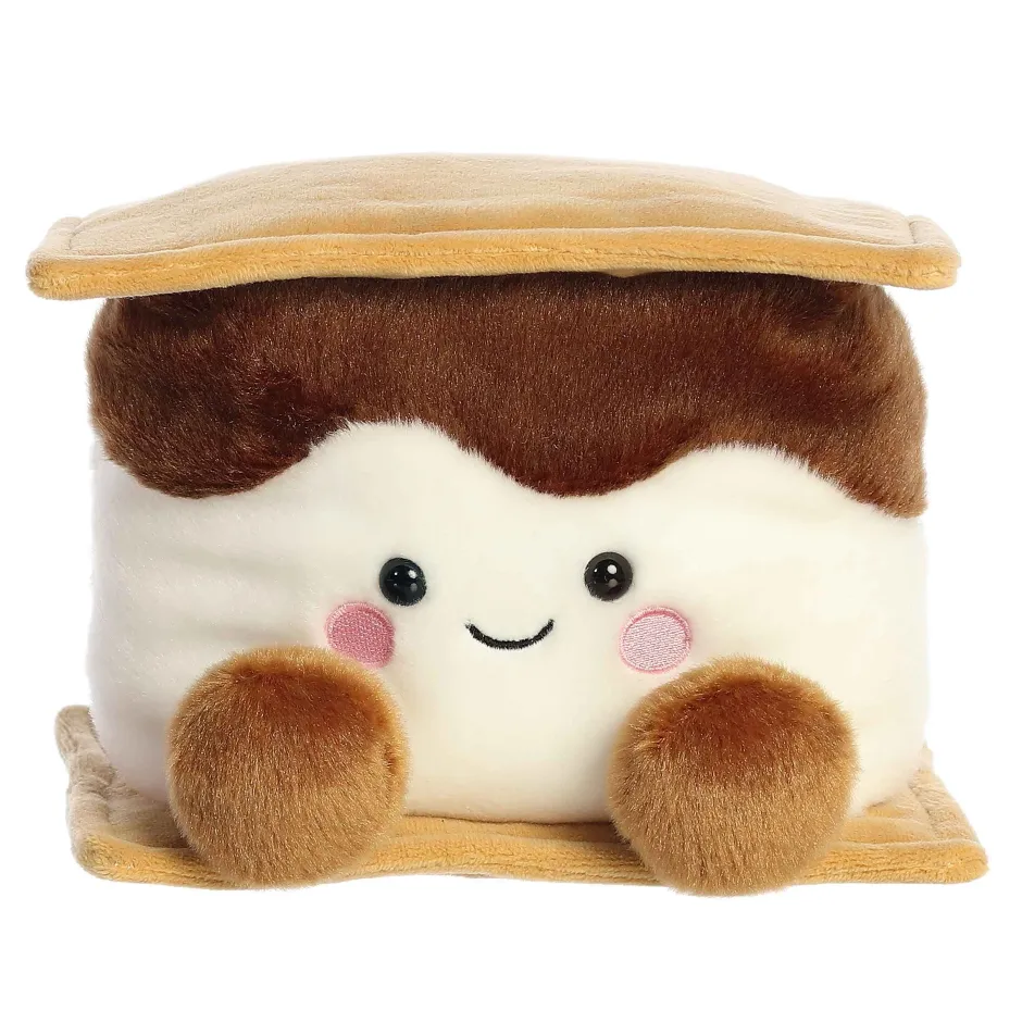 Aurora Palm Pals Party Sized 8 Inch Toastee the Smore Plush Toy| Plush Toys