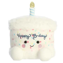 Aurora Palm Pals Party Sized 13 Inch Happy the B'Day Cake Plush Toy| Plush Toys
