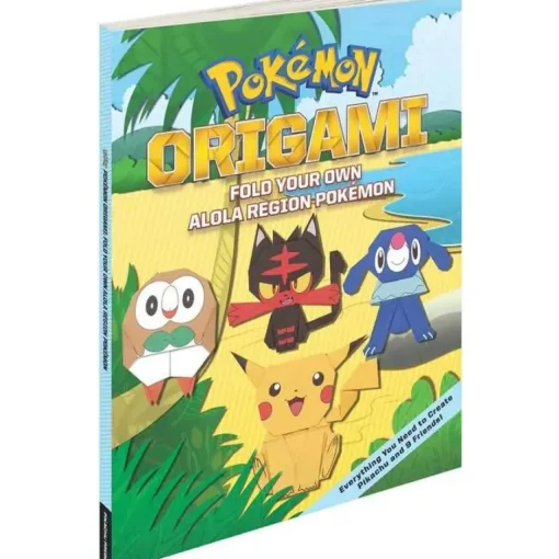 Owl & Goose Gifts Pokemon Oragami: Fold Your Own Alola Region Pokémon! -| Plush Toys|Activities & Crafts