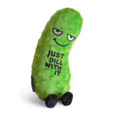 Owl & Goose Gifts Punchkins - Just Dill With It Pickle Plush Toy -| Plush Toys