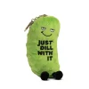 Owl & Goose Gifts Punchkins Bites - Just Dill With It Pickle Plush Clip -| Plush Toys|Plush Clips