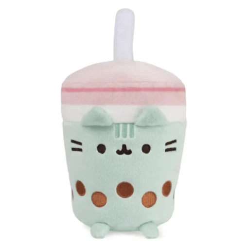 Owl & Goose Gifts Pusheen 6 Inch Boba Tea Sips Plush Toy by GUND -| Plush Toys