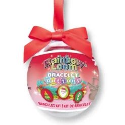 Rainbow Loom Holiday Ornament Bracelet Button Kit| Activities & Crafts