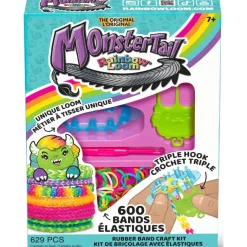Owl & Goose Gifts Rainbow Loom Monster Tail Bracelet Kit -| Activities & Crafts