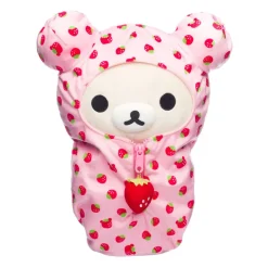 San-X Rilakkuma and Friends 15 Inch Korilakkuma Sleeping Bag Plush Toy| Plush Toys