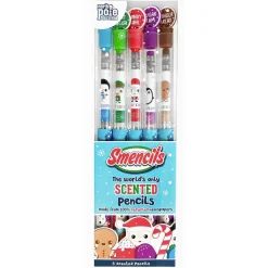 Owl & Goose Gifts Scentco Smencils Holiday Scented Pencils - 5 Pack| Plush Toys|Activities & Crafts