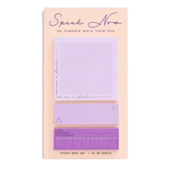 Owl & Goose Gifts Speak Now Or Forever Hold Your Pen Sticky Note Set by Shop Trimmings -| Stickers & Stationary
