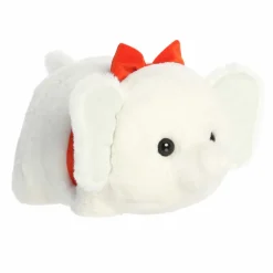 Aurora Spudsters 10 Inch Winnie the White Elephant Holiday Plush| Plush Toys