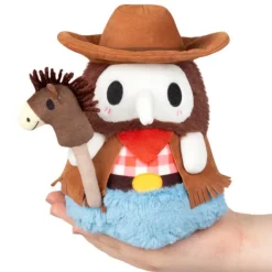 Owl & Goose Gifts Squishable 6 Inch Alter Egos Plague Doctor Cowboy Plush Toy -| Plush Toys