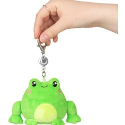 Owl & Goose Gifts Squishable 3 Inch Frog Micro Clip -| Plush Toys|Plush Clips