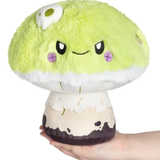 Owl & Goose Gifts Squishable 9 Inch Mini Deathcap Mushroom Plush Toy -| Plush Toys