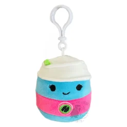 JazWares Squishmallow 3.5 Inch Aloeen the Latte Neon Plush Clip - Owl & Goose Gifts| Plush Clips