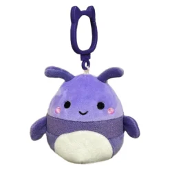JazWares Squishmallow 3.5 Inch Axel the Beetle Plush Clip - Owl & Goose Gifts| Plush Clips