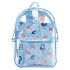 JazWares Squishmallow 16 Inch Clear Vinyl Backpack with Laptop Sleeve - Owl & Goose Gifts| Lifestyle
