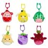 JazWares Squishmallow 3.5 Inch Clip Food Fusion Squad Set| Plush Clips