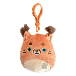 JazWares Squishmallow 3.5 Inch Ferraz the Caracal Cat Plush Clip - Owl & Goose Gifts| Plush Clips
