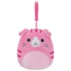 JazWares Squishmallow 3.5 Inch Geraline the Scottish Fold Cat Plush Clip - Owl & Goose Gifts| Plush Clips