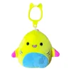 JazWares Squishmallow 3.5 Inch Gilberto the Shark Plush Clip - Owl & Goose Gifts| Plush Clips