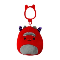 JazWares Squishmallow 3.5 Inch Jeb the Monster Halloween Plush Clip - Owl & Goose Gifts| Plush Clips