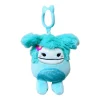 JazWares Squishmallow 3.5 Inch Joelle the Bigfoot with Flower Plush Clip - Owl & Goose Gifts| Plush Clips